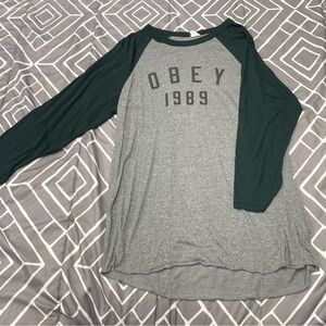 Obey Baseball Tee